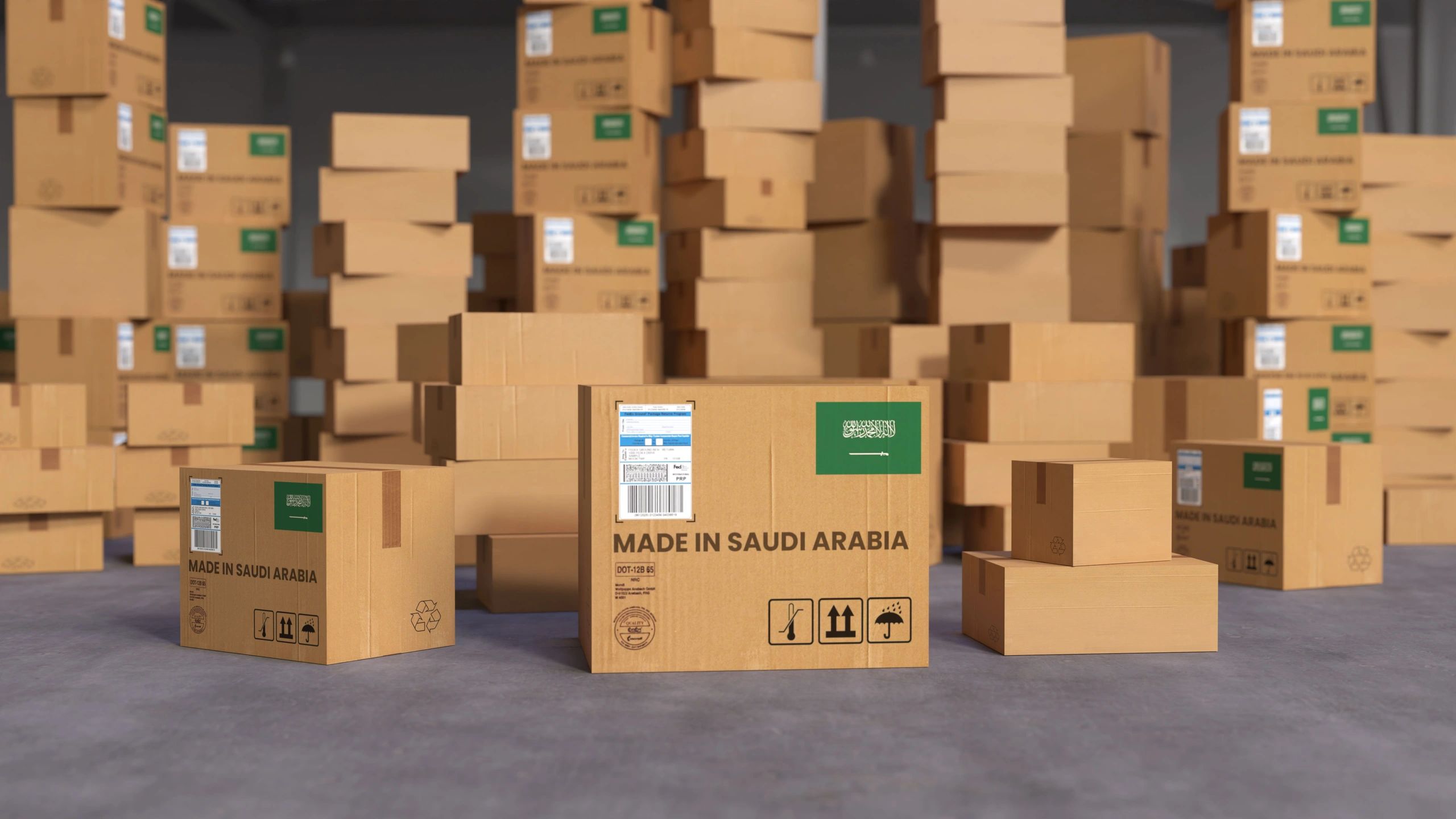 FMCG packaging Saudi Arabia supply chain